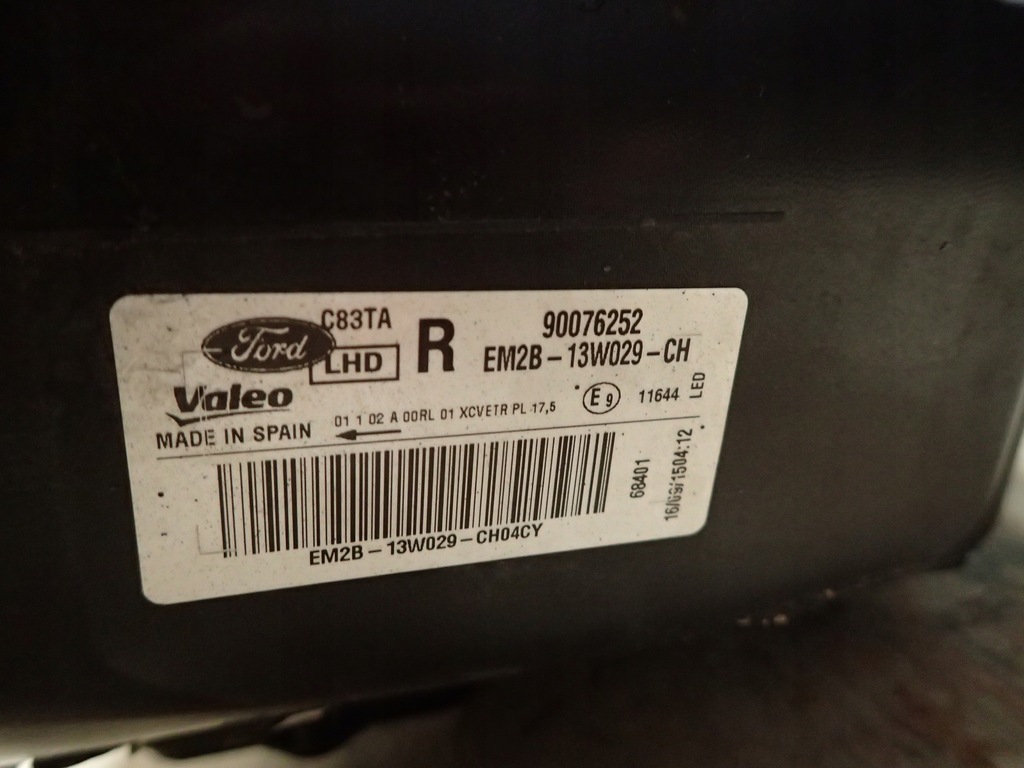 фото №8, Лампа лампи перед ford s max mk2 galaxy mk4 full