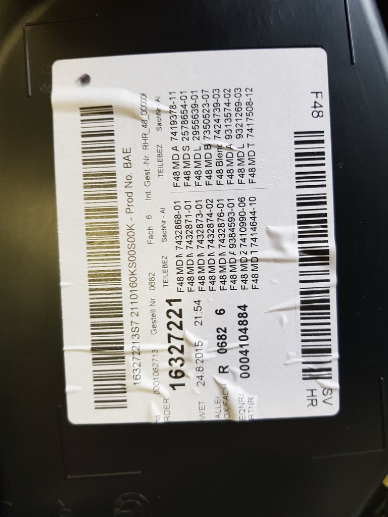 фото №4, Обшивка двері задній лівий bmw x1 f48 шкіра czarna