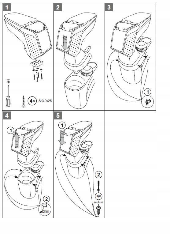фото №7, Подлокотник armster ii hyundai i20 od 2009r