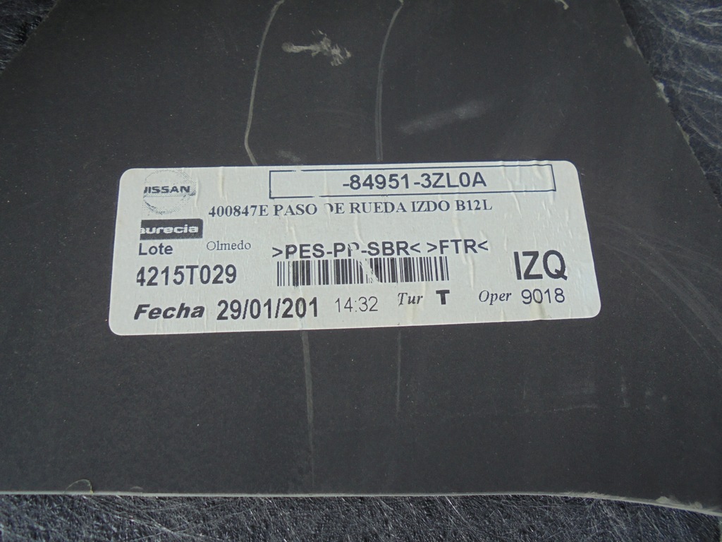 фото №8, Nissan pulsar обшивка багажника лівий 849513zl0a