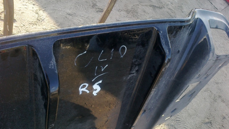 фото №4, Диффузор спойлер пол renault clio iv rs sport