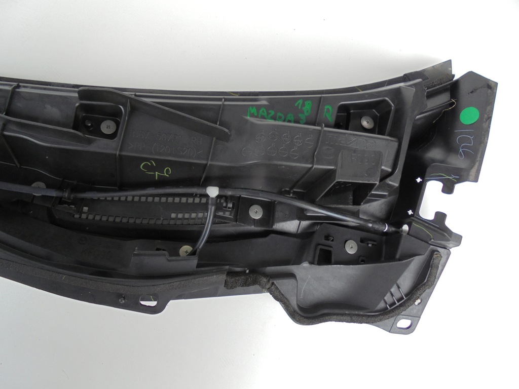 фото №9, Mazda 3 iii жабо правое пластиковый bjs7507x1