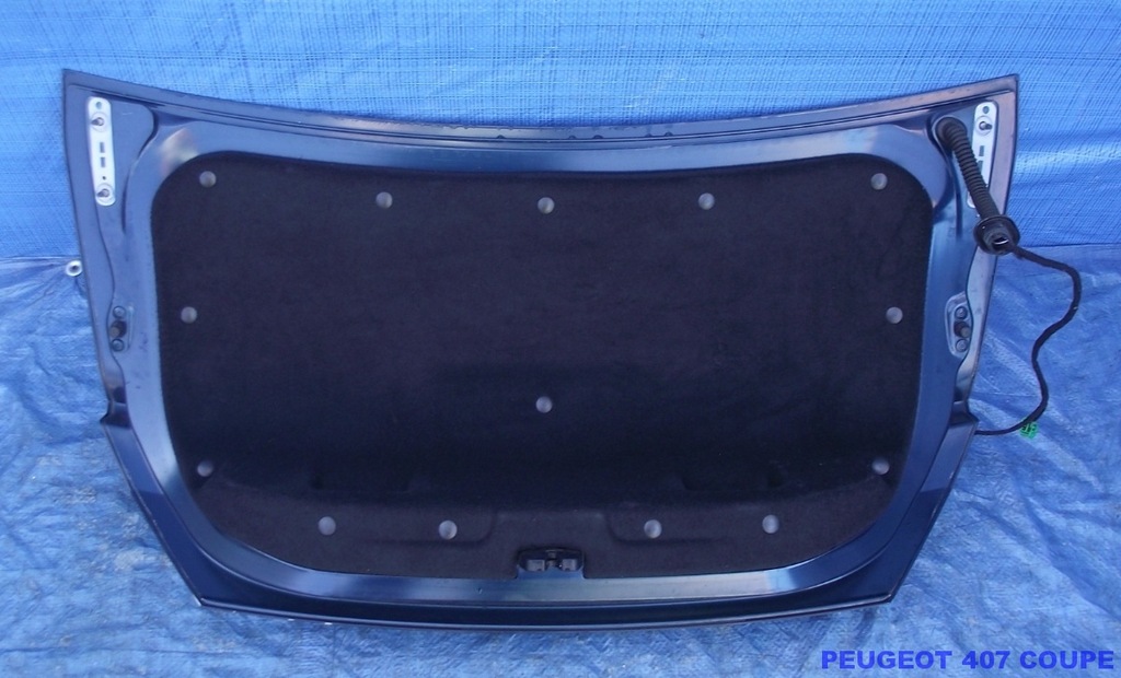 фото №4, Peugeot 407 coupe крышка багажника задняя задняя демонтаж