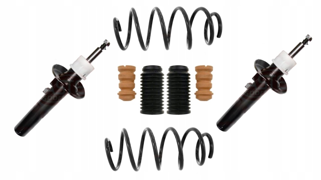 фото №2, Амортизаторы пружины перед vw golf v vi plus 03-