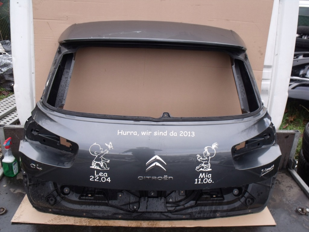 фото №1, Крышка багажника задняя задняя citroen c4 picasso ii 2 14-18rok