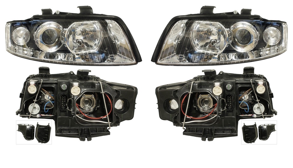 фото №1, Nowe лампи фара audi a4 b6 00-04 oryg kpl 2sz