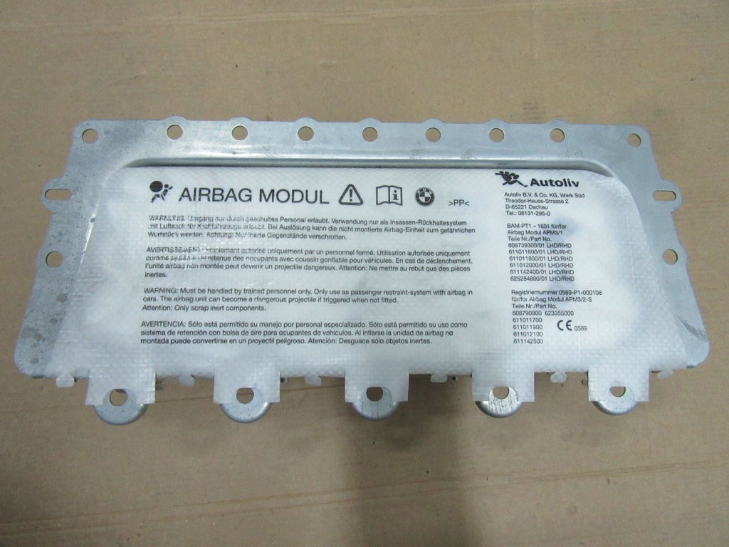 фото №1, Подушка безопасности bmw f10 f11 подушка пассажира bmw f10 f11 подушка безопасности