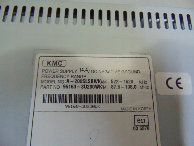 фото №2, Kia sportage радио 961603u280wk