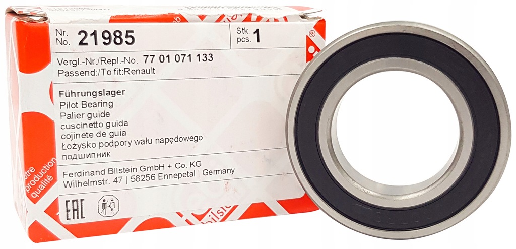 фото №1, Febi bilstein 21985 підшипник, wał привідний