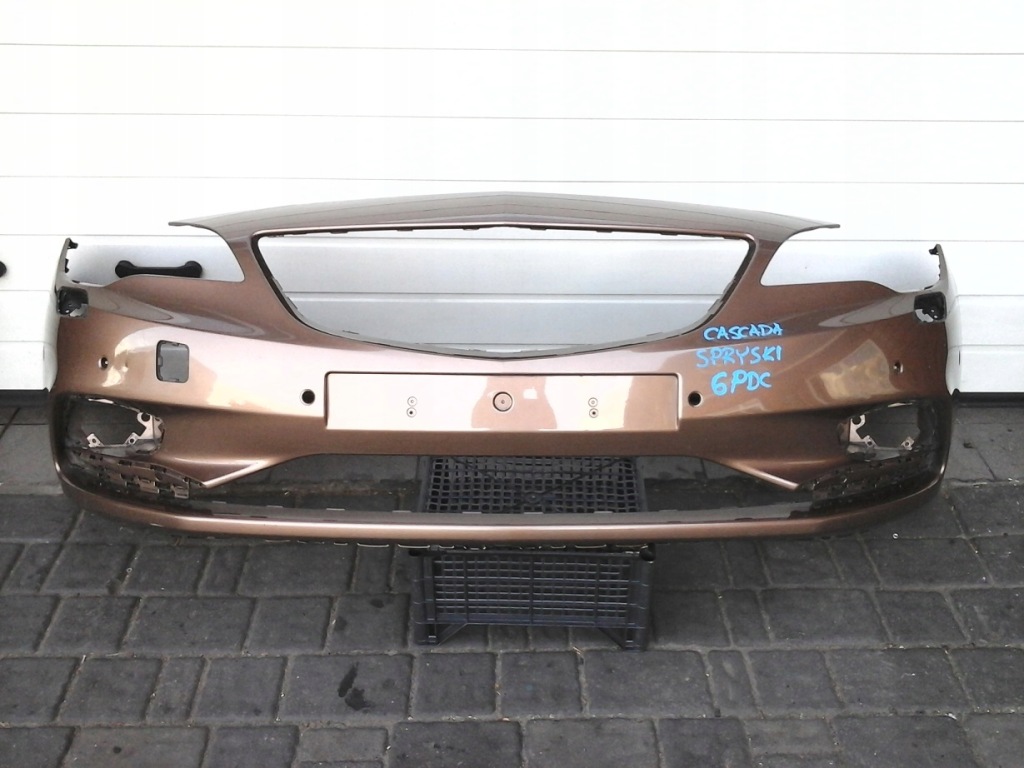 фото №1, Opel cascada 2013-2019 rok бампер перед омивачі 6pdc 13369002