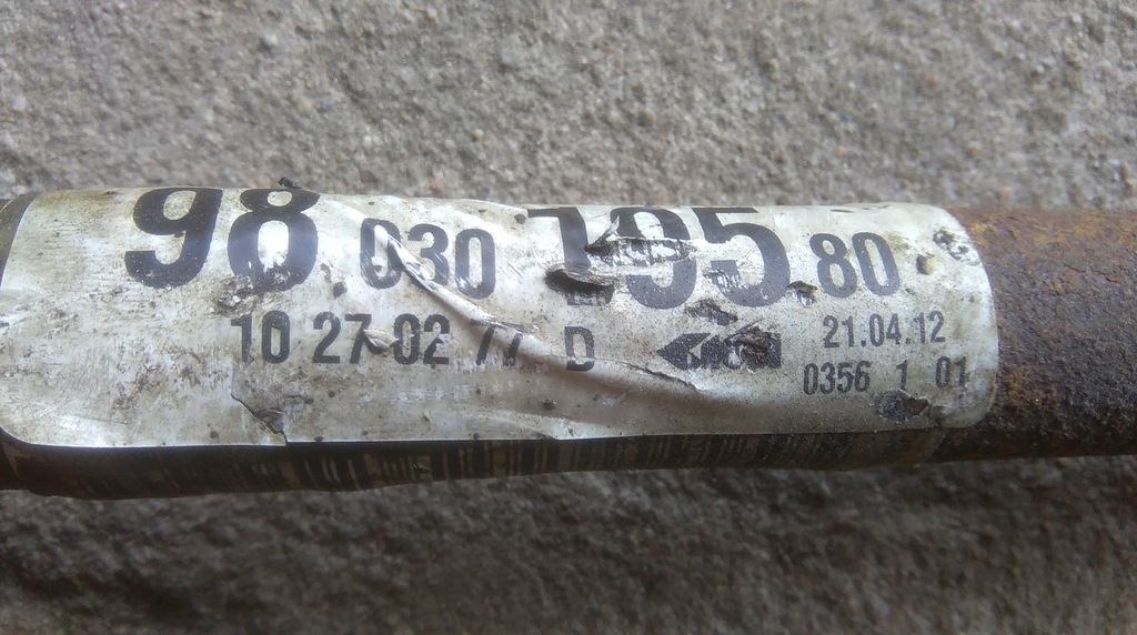 фото №3, Peugeot 208 приводной вал левая передняя 1.4 hdi