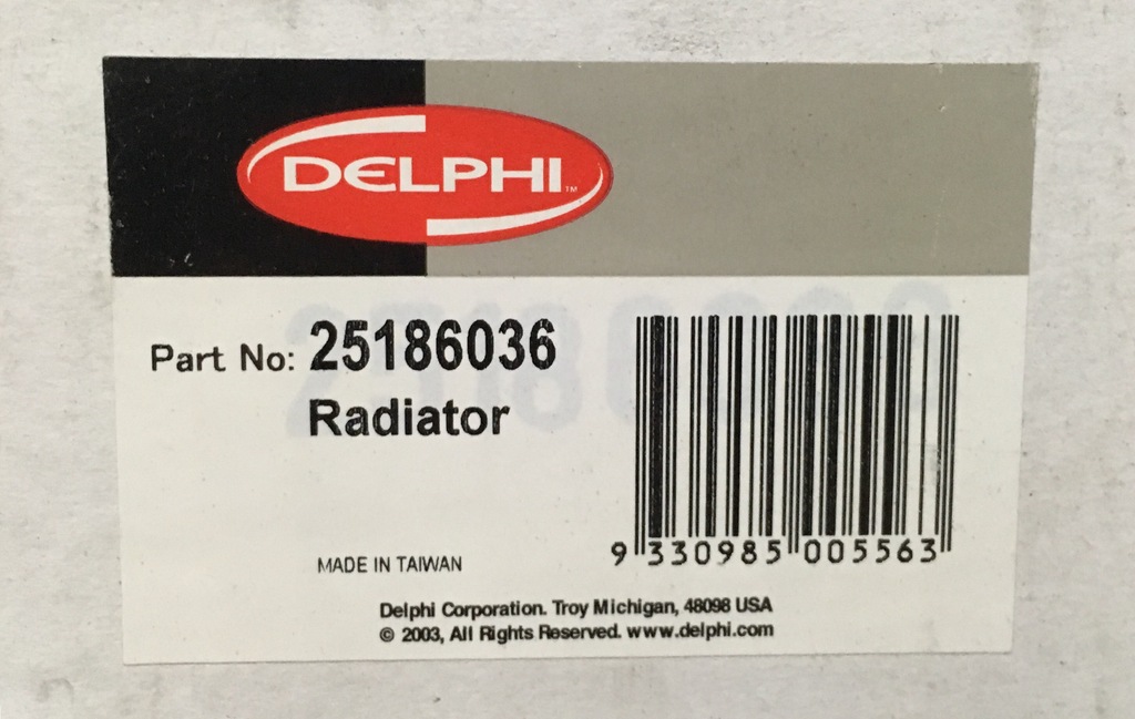 фото №3, Honda accord радіатор wody 19010paaa02 delphi