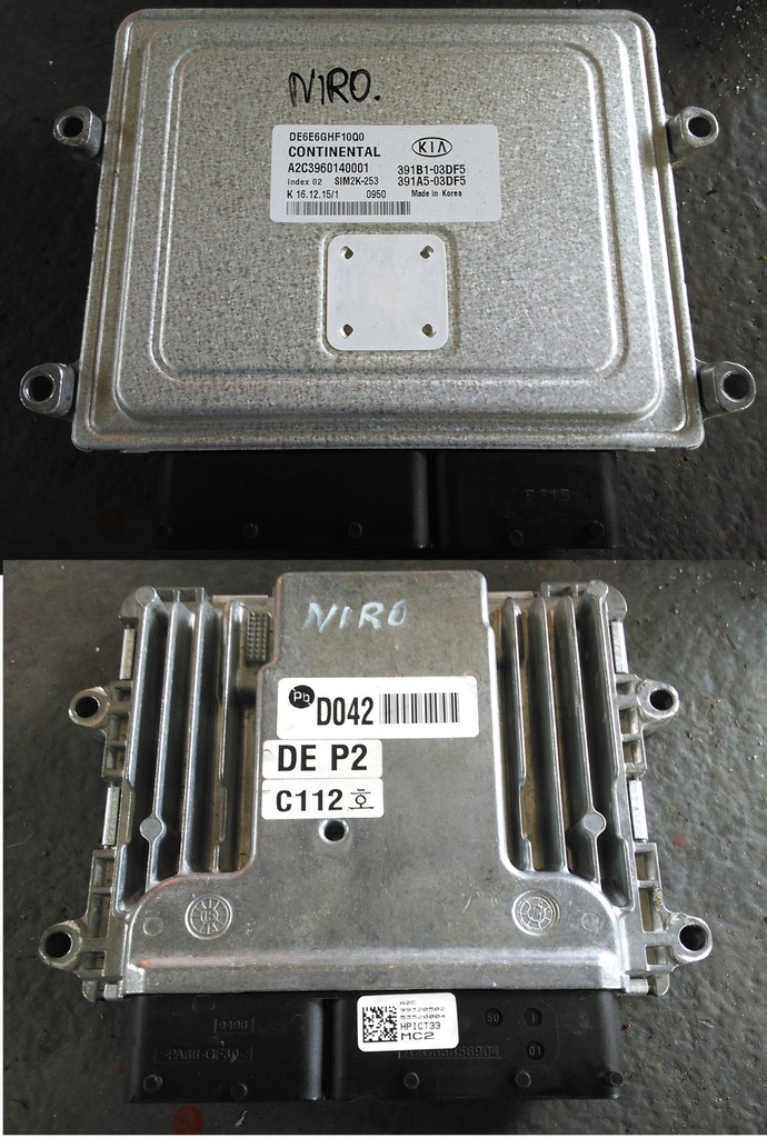 фото №5, Kia niro 2018 1.6h блок управления двигателя 391b1-03df5