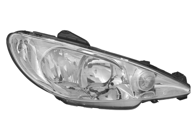 фото №1, Фара передній лампа peugeot 206 05-правий