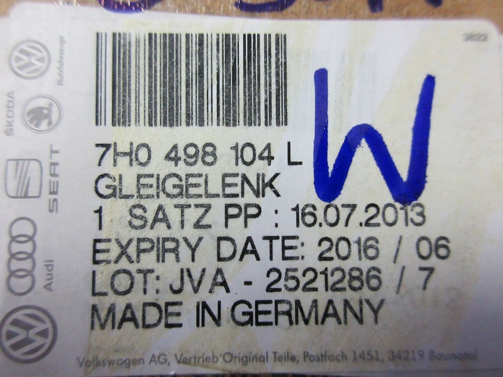 фото №7, Шарнир + вал опора полуось правый vw t5 1,9 tdi