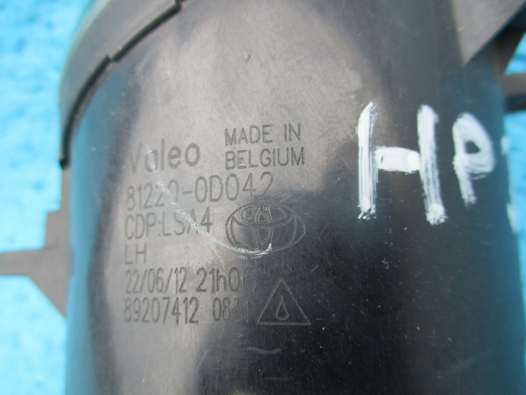 фото №3, Avensis t27 aygo yaris протитуманна фара лівий оригінал повний!