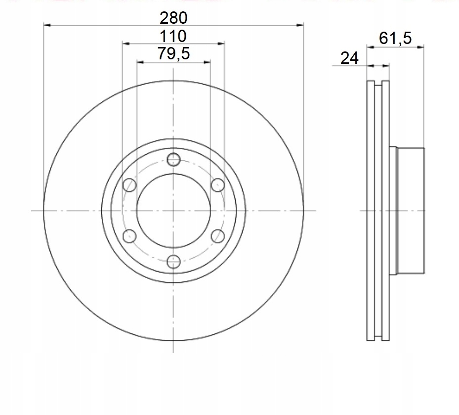 фото №2, Гальмівні диски mikoda 1730 гальмівні колодки renault master ii перед