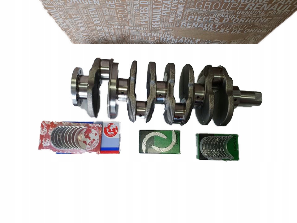 фото №1, Wał колінчастий + вкладиші renault master iii 2.3dci