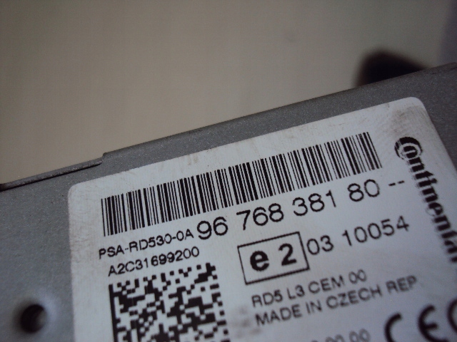 фото №6, Радио peugeot 308 9676838180