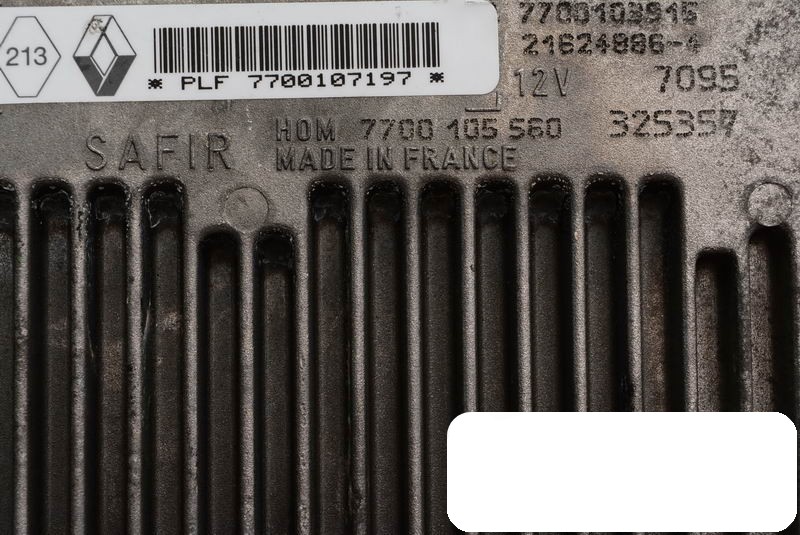 Бортовий комп'ютер renault twingo 1.2 7700107197 Доставка