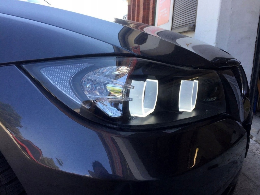 фото №11, Bmw 3 e90 e91 лампи фари led кільця 3d h7/h1