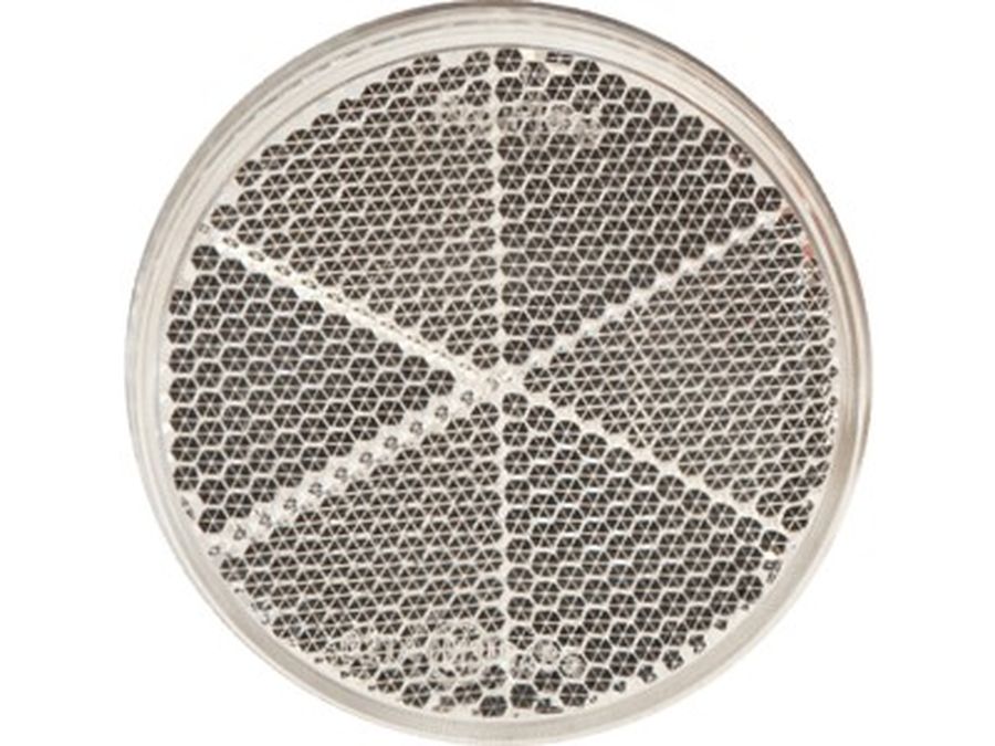 фото №2, Відбивач круглий помаранчевий 60mm клей